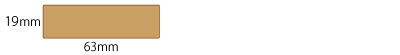 19mm×63mm