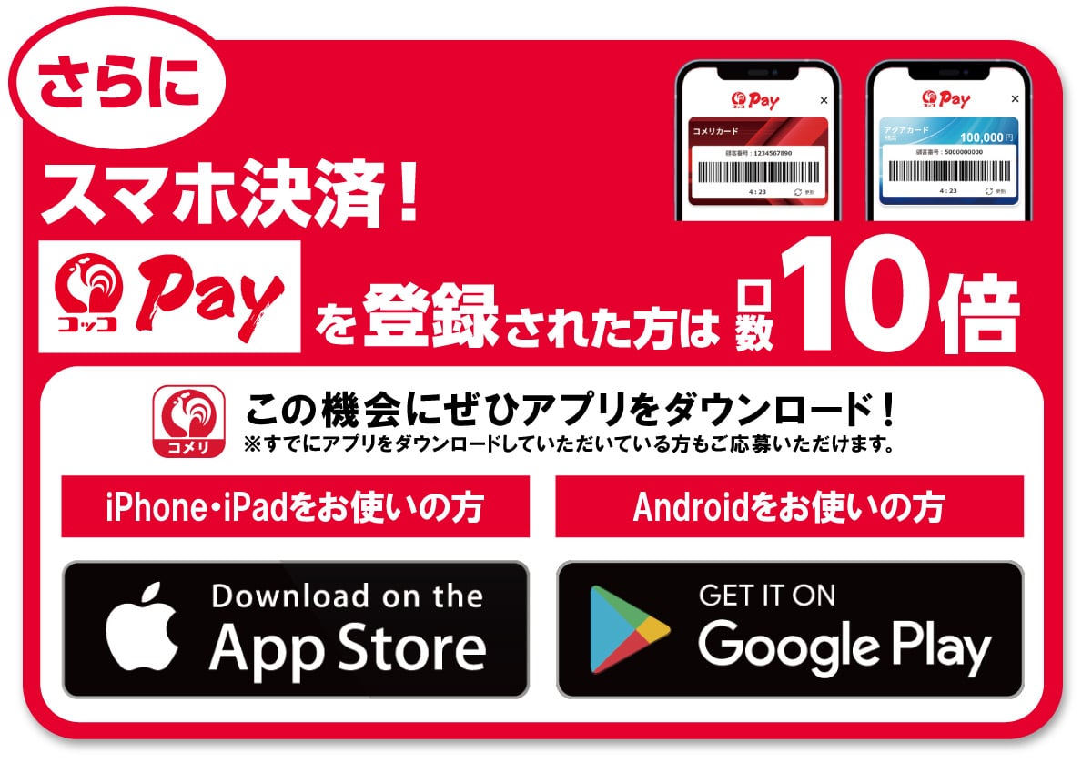 ����ɃR�b�RPay����̃G���g���[�Ō���10�{�I