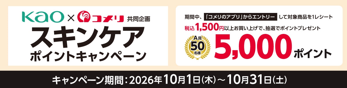 花王 スキンケアポイントキャンペーン