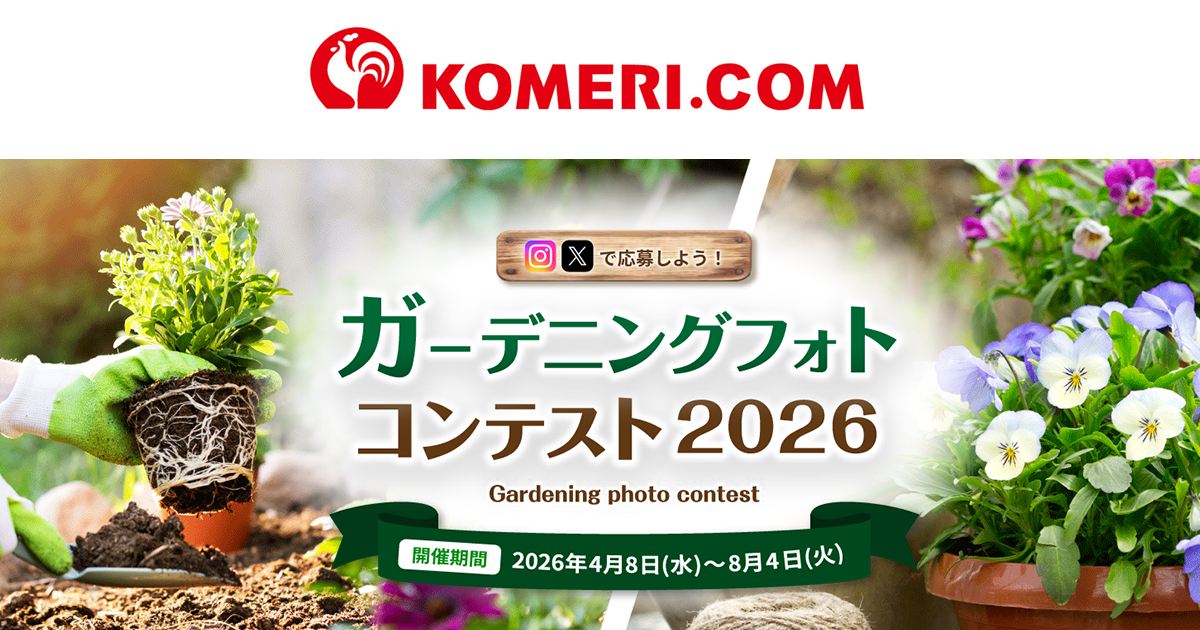 想いを写真に！ガーデニングフォトコンテスト開催