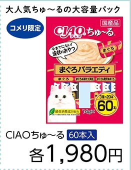 ＣＩＡＯちゅーる　まぐろバラエティ　６０本　　　　