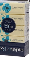 ＬＣ　ソフトパックティッシュ　２２０組×５Ｐ　　　