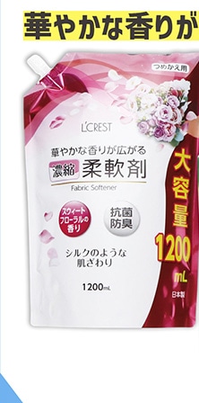 ＬＣ濃縮柔軟剤詰替１２００ｍｌスウィートフローラル