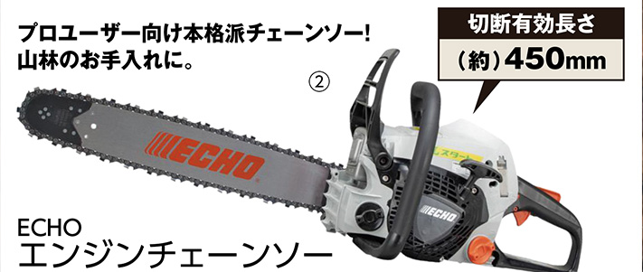 ＥＣＨＯエンジンチェンソー　ＥＣＳ４１０Ｌ　　　　