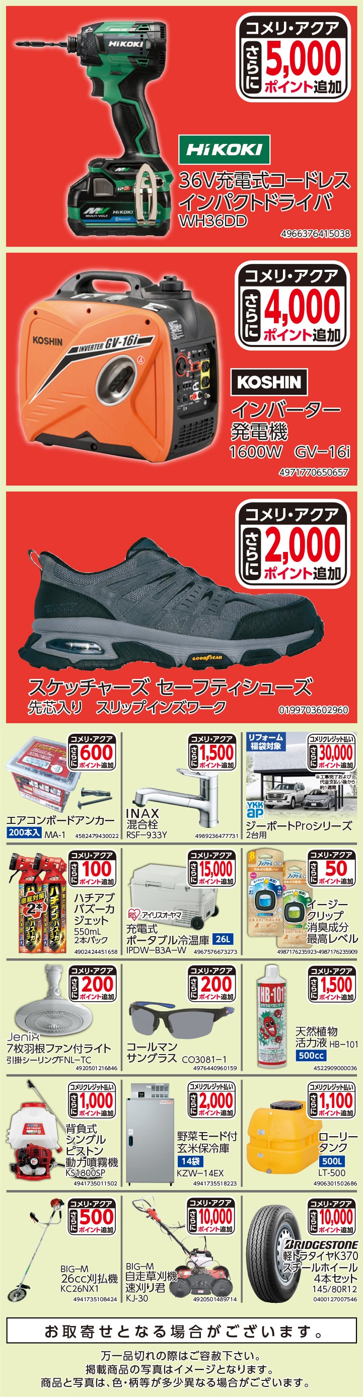 ポイントアップ