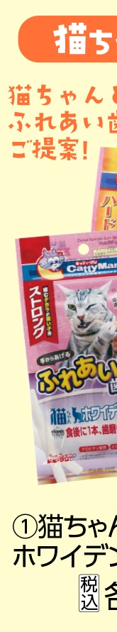 猫ちゃんホワイデント　　　ストロングツナ味　２５ｇ
