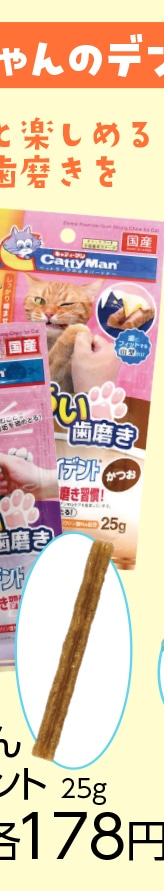 猫ちゃんホワイデント　ハードＦｉｔ　かつお　２５ｇ