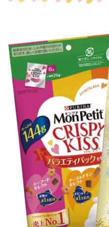 モンプチクリスピーキッス　バラエティーパックセレクトシリーズ　１４４ｇ