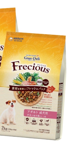 Ｆｒｅｃｉｏｕｓ　成犬用チキン＆小魚入り　２ｋｇ