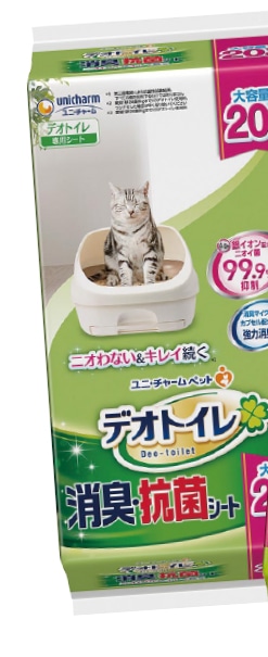 デオトイレ　消臭・抗菌シート　２０枚