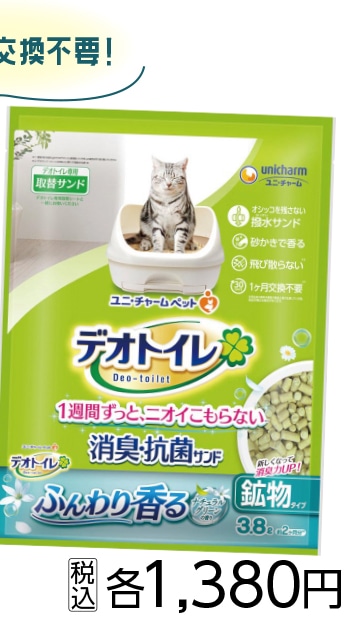 デオトイレふんわり香る消臭・抗菌サンド３．８Ｌ