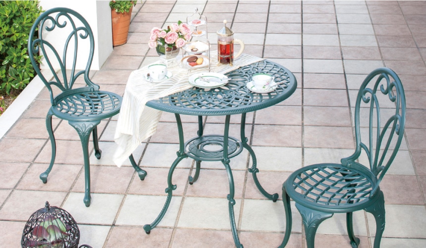 中古品　ガーデニングテーブルフラワー置き インテリア オブジェ 品 ガーデニングテーブルフラワー置き インテリア オブジェ 【公式通販】