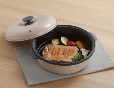 両面同時に焼ける電子レンジでらくらくグリル
