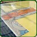 ���ԏ�ȂǍL���X�y�[�X�ł́A�R�X�g���������̂ŁA�ꕔ�������K�ƃ��U�C�N�ɂ��A�R���N���[�g�͐F������B