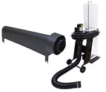 自動カンナ用集じんパイプ、多機能集じん機付き