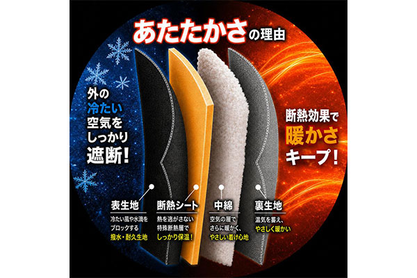 インサレーションウォーム透湿防水シェルパンツ