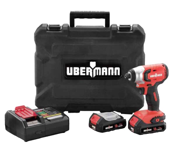 18V 充電式インパクトドライバー1.5Ahセット - ウーバマン(UBERMANN