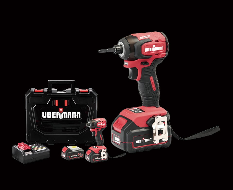 18V 充電式インパクトドライバー5.0Ahセット - ウーバマン(UBERMANN
