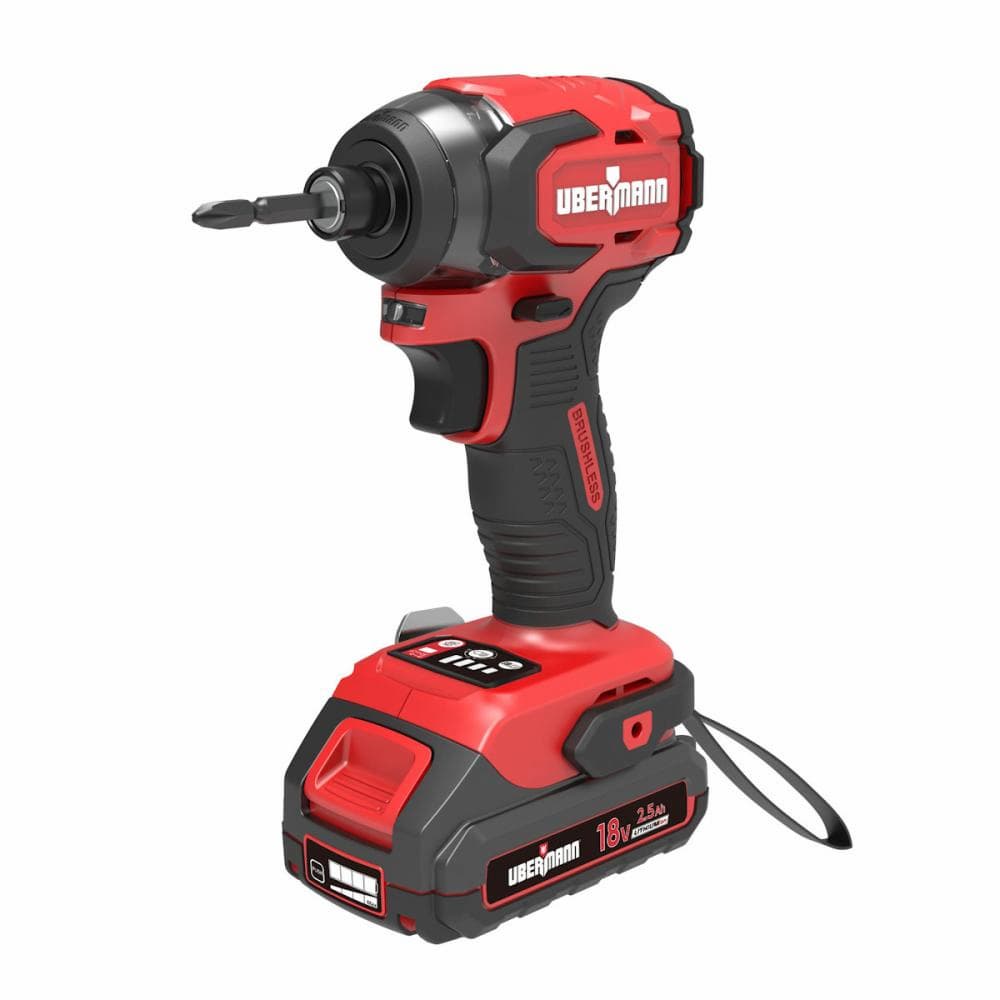 【新品】UBERMANN 充電式インパクトドライバー5.0Ahセット 18V 充電式インパクトレンチ12.7mm角5.0Ahセット - ウーバマン