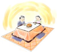 こたつは敷き布団も使う
