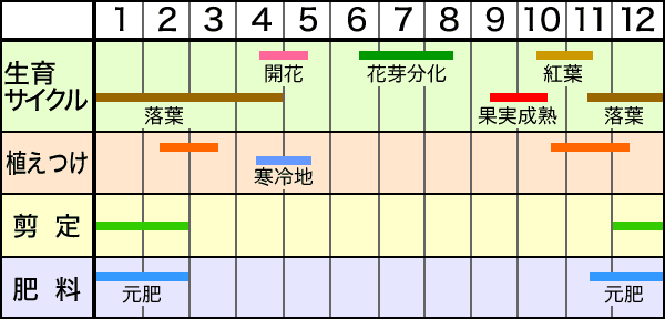 年間作業スケジュール