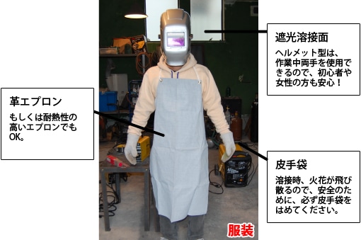 作業を安全に行うための基本スタイル