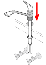 (3)新しい本体を取付ける