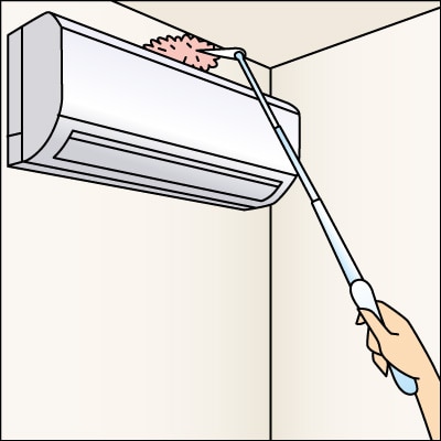 エアコン周りのお手入れ