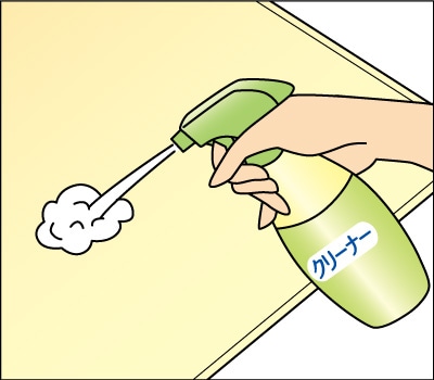 シミ・汚れをチェック