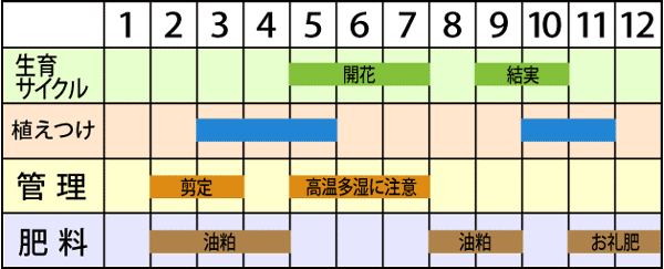 作業カレンダー