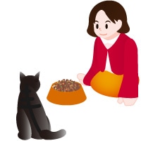 食事の与え方
