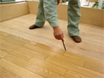 フロアー材の貼り方