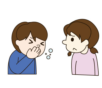 手をおさえてもダメ!