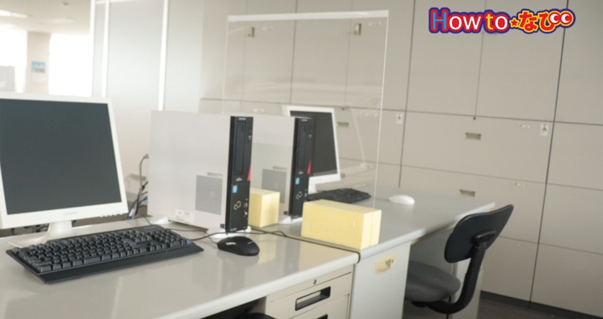 ○飛沫防止簡易パーテーションの作り方アクリル板一面型