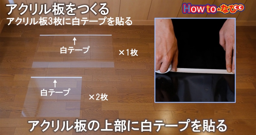 ○アクリル板をつくる