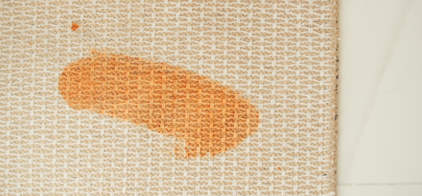 カーペットにシミがついてしまったら