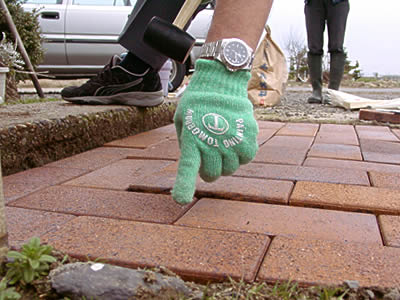 レンガの敷き方