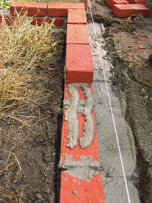 レンガの積み方