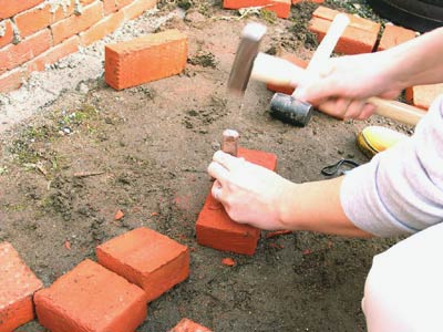 レンガの積み方