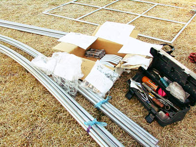 ビニールハウスの組み立て方 Howto情報