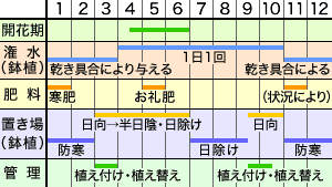 年間作業カレンダー