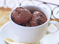 サクサククッキー入りチョコレートアイス