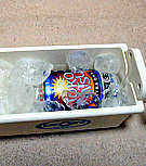 氷をたっぷり入れる