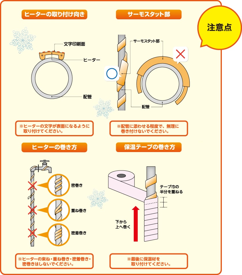 Howto情報 水道管の凍結を防ぐ方法 ホームセンター