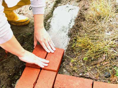 レンガの積み方