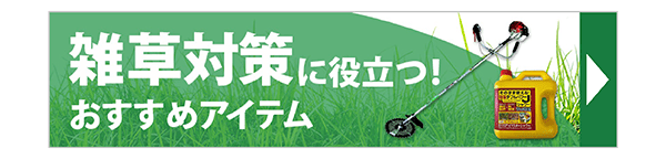 雑草対策特集
