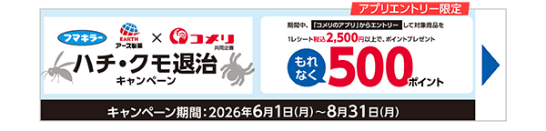 ハチ・クモ退治キャンペーン