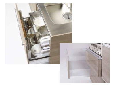 キャビネット・レール