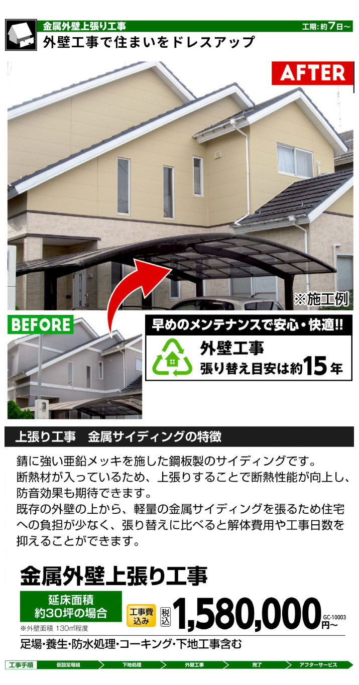リフォーム 外装リフォーム 屋根 外壁 増改築 コメリ
