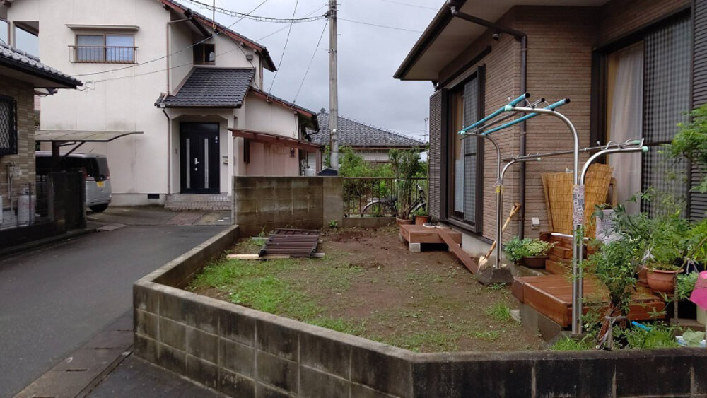 土間工事 before